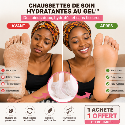 CHAUSSETTES EXFOLIANT UN ACHETE = 1 OFFERT