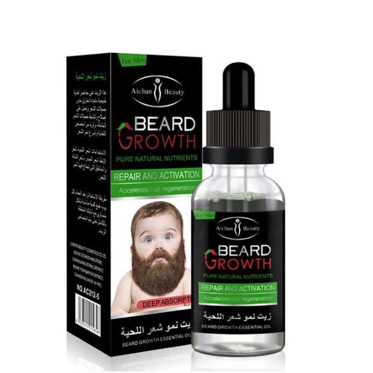 HUILE DE POUSSE DE BARBE
